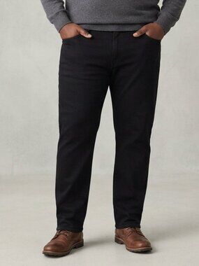 Levi's Signature S67 Athletic Black Denim Jeans 38